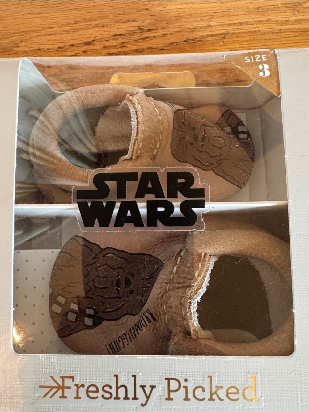 Freshly Picked Tan Star Wars Ewok Baby Moccasins